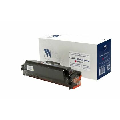 Картридж Canon 055H Magenta NV Print 5900стр. (i-Sensys MF742Cdw/ MF744Cdw/ MF746Cx/ LBP663Cdw/ LBP664Cx) без чипа