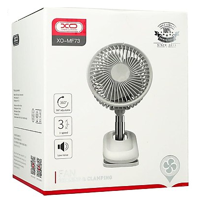Вентилятор настольный -XO- MF73 белый - usb,