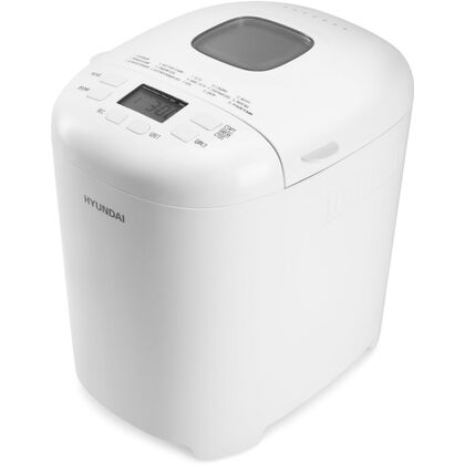 Хлебопечь Hyundai HYBM-M0714 белый (550 Вт, макс. вес - 900 г, количество программ - 15)