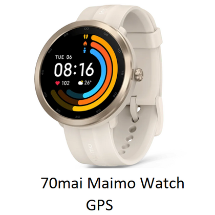 Умные часы Xiaomi 70mai Maimo Watch R WT2001 GPS ,Золотой силиконовый, 280 mAh,