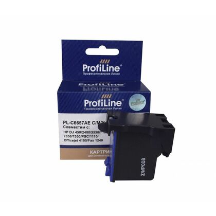 Картридж HP PL-C6657A №57 (DJ 450/ 2400/ 5550/ 7150/ 7350/ 7550/ PSC/ 1110/ OJ 4105/ Fax 1240) Color ProfiLine