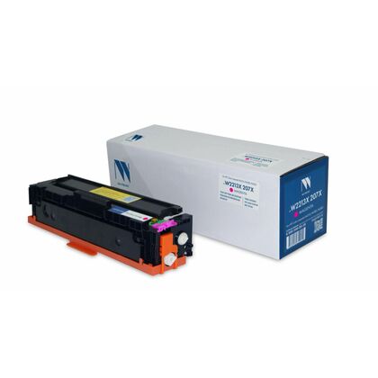 Картридж HP CLJ W2213X (№207X) Magenta NV Print 2450стр. (Pro M255dw/ M282nw/ M283fdn/ M283fdw), до версии fw20220729