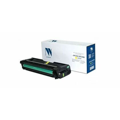 Картридж Ricoh SPC220E Yellow NV Print 2300стр. (Aficio SPC220/ C221/ C222/ C240)