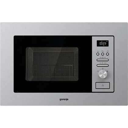 Микроволновая печь встраиваемая Gorenje BM201AG1X серебристый (20 л, мощность - 800 Вт, электронное)