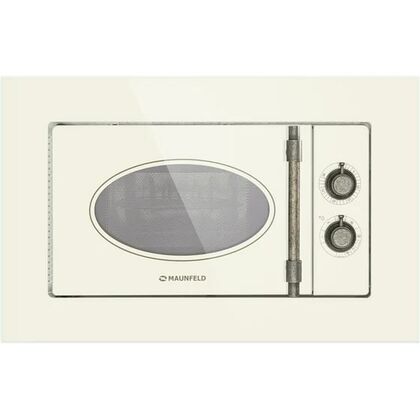 Микроволновая печь встраиваемая Maunfeld JBMO.20.5GRIB бежевый (20 л, мощность - 1080 Вт, механическое)