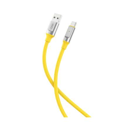 Кабель USB -XO- NB251 (Type-C, 1м, силиконовый, желтый)