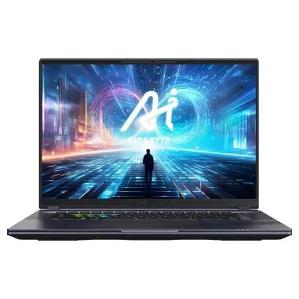 Ноутбук Gigabyte 16,0"/ Intel i9-14900HX (2.2GHz до 5.8GHz)/ 32Гб/ SSD 1Тб/ GeForce RTX 4070 8Gb (2560x1600) IPS/ No ODD/ DOS/ Серый Aorus 16X (ASG-63KZC64SD