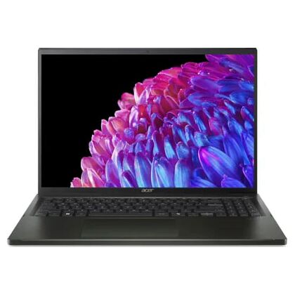 Ноутбук Acer 16,0"/ AMD Ryzen7 8840U (3.3GHz до 5.1GHz)/ 16Гб/ SSD 1Тб/ AMD Radeon 780M (3200x2000) OLED/ No ODD/ Windows 11/ Черный SFE16-44-R2RD (NX.KTDCD.
