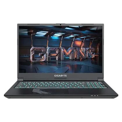 Ноутбук Gigabyte 15,6"/ Intel i5-12500H (2.5GHz до 4.5GHz)/ 16Гб/ SSD 512Гб/ GeForce RTX 4050 6Gb (1920x1080) IPS/ No ODD/ Windows 11/ Черный G5 (MF-E2KZ313S