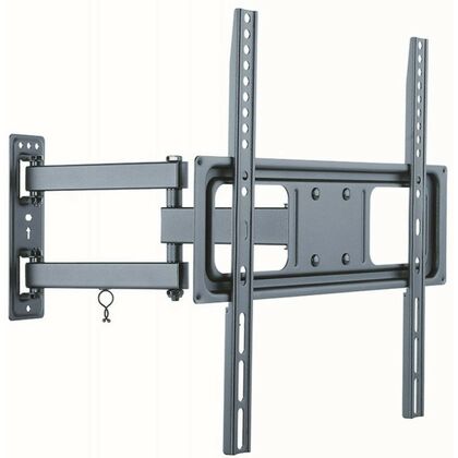 Крепление для ТВ наклонно-поворотное 32"-55" Ultramounts UM 872 нагрузка max 35 кг, наклон -15°/ +10°, поворот -90°/ +90°, от стены 63-427 мм, чёрный