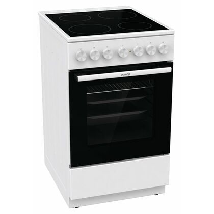 Плита электрическая Gorenje GEC5B41WG белый (8600 Вт, конфорок - 4, управления - механическое)
