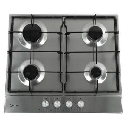 Газовая варочная панель Indesit THPM 641 IX/ I нержавеющая сталь (конфорок - 4 шт, панель - нержавеющая сталь, Wok - есть, 58х51 см)