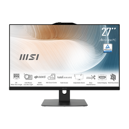 Моноблок Modern AM242P 1M 23.8"(1920x1080 (матовый) IPS)/ Intel Core 5 120U(Ghz)/ 16384Mb/ 1000+256PCISSDGb/ noDVD/ Intel Graphics/ Cam/ BT/ WiFi/ Black/ DOS