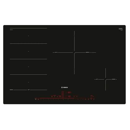 Индукционная варочная панель Bosch PXE801DC1E черный (конфорок - 4 шт, панель - стеклокерамика)