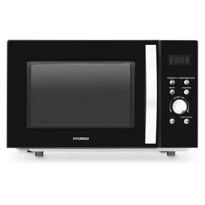 Микроволновая печь соло Hyundai HYM-D2078 черный (800 Вт, объем - 23 л, управление: электронное)