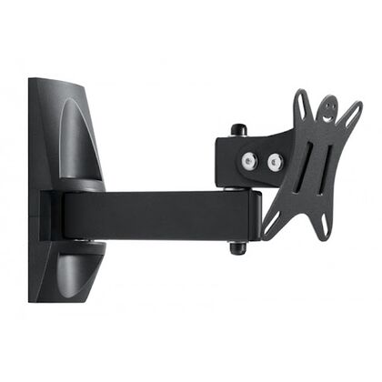 Крепление для ТВ наклонно-поворотное 10"-26" Holder LCDS-5004 нагрузка max 20 кг, VESA max 100 х 100, металлик