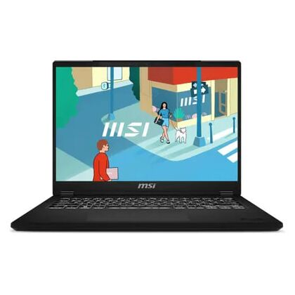 Ноутбук MSI 14,0"/ Intel i7-13700H (2.4GHz до 5GHz)/ 16Гб/ SSD 512Гб/ Intel Iris Xe Graphics (1920x1200) No ODD/ DOS/ Черный D13MG-089XRU (9S7-14L112-089)