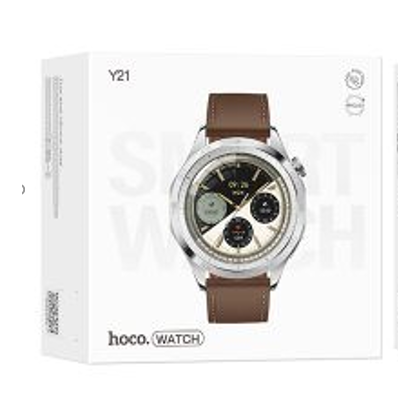 Умные часы HOCO Y21 AMOLED Smart Серебристый  (поддержка звонков)