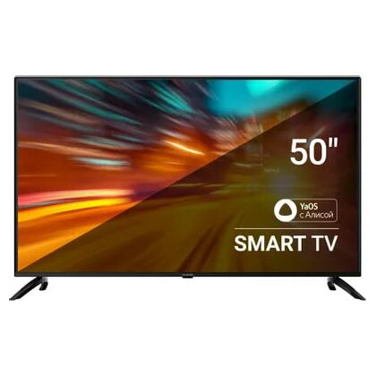 Телевизор 50" SunWind SUN-LED50XU400 Smart TV, 4K Ultra HD, 60 Гц, HDMI х3, USB х1, чёрный