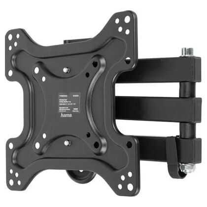Крепление для ТВ поворотно-выдвижной и наклонный 19"-48" Hama R1 118155 нагрузка max 25 кг, VESA max 200 х 200, чёрный