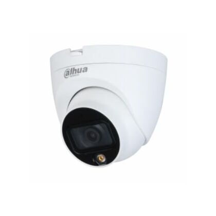 Видеокамера аналоговая 2 Mp уличная Dahua купольная, f: 3.6 мм, 1920*1080, LED:20 м, микрофон (DH-HAC-HDW1209CLQP-A-LED-0360B)