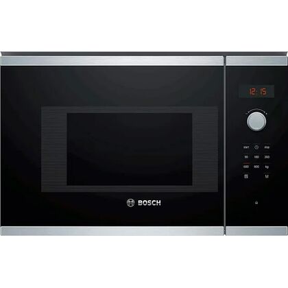 Микроволновая печь встраиваемая Bosch BFL523MS0 черный (20 л, мощность - 800 Вт, электронное)