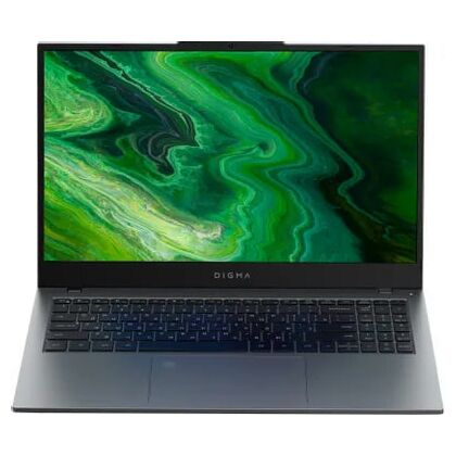 Ноутбук Digma 15,6"/ Intel i5-1235U (1.3GHz до 4.4GHz)/ 16Гб/ SSD 512Гб/ Intel UHD Graphics (1920x1080) IPS/ No ODD/ Win 11 Pro/ Серый Fortis (DN15P5-ADXW05)