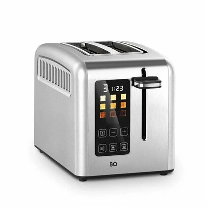 Тостер BQ T2002 серебристый (950 Вт, количество обжаривания - 9)