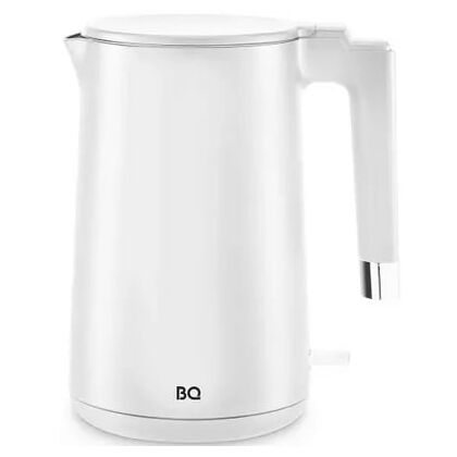 Чайник электрический BQ KT1720P белый (2200 Вт, объем - 1.5 л, корпус: металл/ пластик)