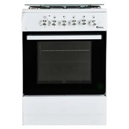 Плита газовая IDEAL L115 ГК белый (ГК духовки, конфорок - 4, духовка газовая, сталь)