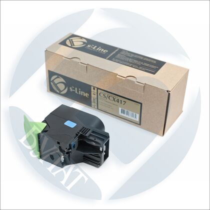 Картридж Lexmark 71B5HC0/ 71B0H20 Cyan Булат s-Line 3500стр. (CS417/ CS517/ CX417/ CX517)