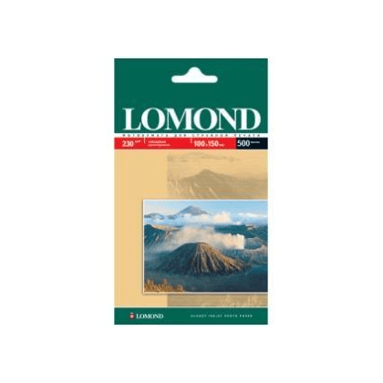 Фотобумага Lomond, А6 (10x15), 230 гр/ м2, 500л, Photo Paper, глянцевая, односторонняя, (0102082) для струйной печати