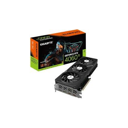 Видеокарта PCI-e: GeForce RTX 4060 Ti Gigabyte (8Gb, GDDR6, 128 bit, 2*HDMI, 2*DP) GV-N406TGAMING OC-8GD