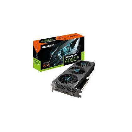 Видеокарта PCI-e: GeForce RTX 4060 Ti Gigabyte (8Gb, GDDR6, 128 bit, 2*HDMI, 2*DP) GV-N406TEAGLE OC-8GD