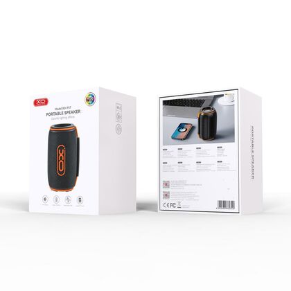 Портативная колонка -XO- F57 Bamboo 10W, черный, BT, miniJack 3.5, USB, Пластик, (6920680860340)