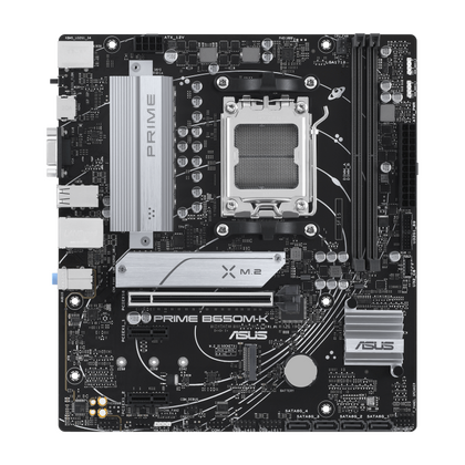 Материнская плата Asus PRIME B650M-K AM5 DDR5 Micro-ATX 3*SATA3 2*M.2 (PCIe x4)2*PCI Eх4.0 x1 1*PCI Ex4.0 x16 HDMI 1*PS/ 2 4*USB 2.0 2*USB 3.2