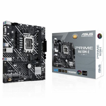 Материнская плата Asus PRIME H610M-E-CSM [H610, 2*DDR5, 1*PCIEx16,1*PCI E x1 4*Sata3, M.2, USB3,3*USB 2.0 D-SUB HDMI,DisplayPort,2*PS/ 2, microATX]