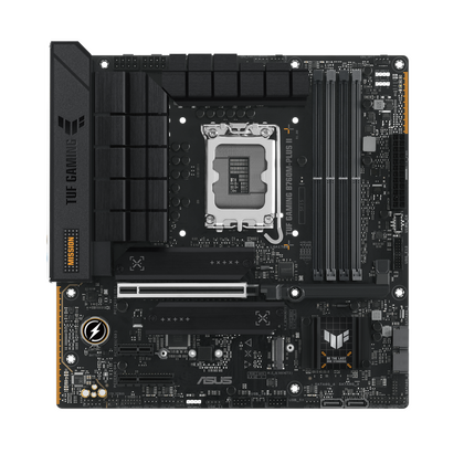 Материнская плата Asus LGA1700: TUF GAMING B760M-PLUS II[B760,4*DDR5,1*PCI Ex4,1*PCI Ex16,4*SATA3,3*M.2,4*USB 2.0,4*USB 3.2,HDMI,DP,Micro-ATX]