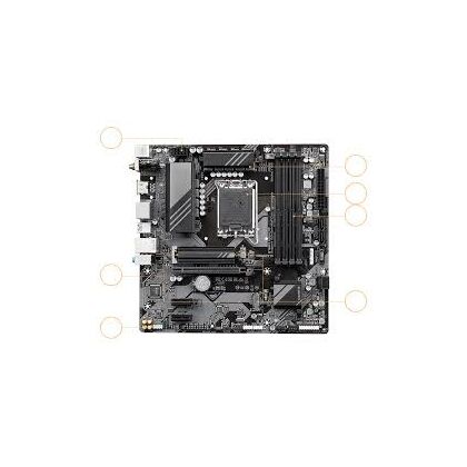 Материнская плата Gigabyte B760M DS3H AX [LGA1700,B760 Express,4*DDR5,2*PCI Ex1,1*PCI Ex16,4*SATA3,M.2,HDMI,DisplayPort,PS/ 2,Micro-ATX]