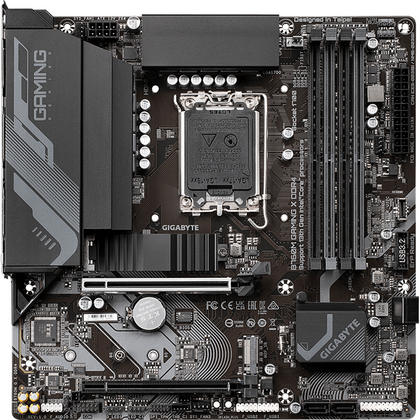 Материнская плата Gigabyte LGA1700: B760M GAMING X DDR4 [B760, 4*DDR4, 1*PCIEx16,  4*Sata3, 2*M.2, 6*USB 2.0,6 порта*USB3, HDMI, DP, microATX]
