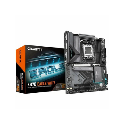 Материнская плата Gigabyte X870 EAGLE WIFI7 [AMD X870, AM5,4*DDR5, 2*PCIEx16, 4*Sata3, 3*M.2,4*USB 2.0, 4*USB3, HDMI, DisplayPort,ATX]