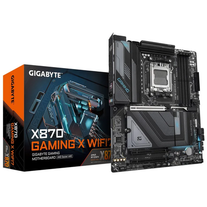 Материнская плата Gigabyte X870 GAMING X WIFI7  [AMD X870, AM5,4*DDR5, 3*PCIEx16, 4*Sata3, 3*M.2,USB 2.0, 4*USB3, HDMI, ,ATX]