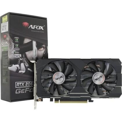 Видеокарта Afox GeForce RTX2060 6GB GDDR6 192 бит DisplayPort, DVI, HDMI