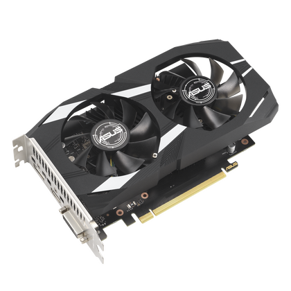 Видеокарта Asus PCI-E NVIDIA GeForce RTX 3050 6 ГБ GDDR6 96 бит DVI(Dual-Link)х1 HDMIх1 DisplayPortх1