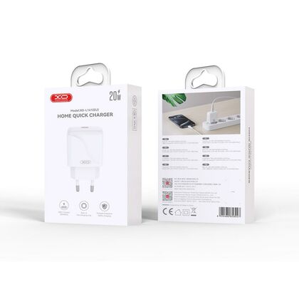 СЗУ -XO- PD20W QC3.0 1xType-C (L141, белый)