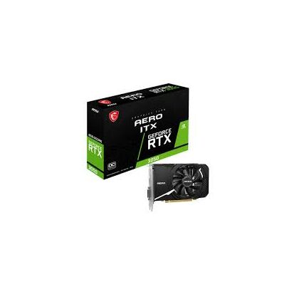 Видеокарта MSI RTX3050 AERO ITX 8G OCV1 RTX 3050 8Gb 128bit GDDR6  DVIx1 HDMIx1 DPx1