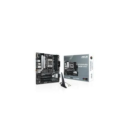 Материнская плата Asus sAM5: PRIME B650M-A WIFI II [AMD B650, 4xDDR5, 3xPCI-Ex16, 4хSATA3,  4 x USB3, 4 x USB2, 2xM.2, HDMI, DP,  D-Sub, Micro-ATX]