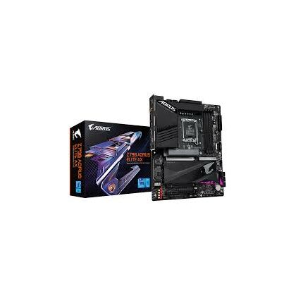 Материнская плата Gigabyte LGA1700: Z790 AORUS ELITE AX [Z790, 4хDDR5, 2хPCI-Ex16, 6хSata, 4хМ2, 5хUSB3, 4xUSB2, 1xDP, 1xHDMI, Standard-ATX ]