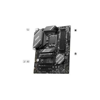 Материнская плата Msi LGA1700: B760 GAMING PLUS WIFI [Intel B760, 4xDDR5, 5xPCI-Ex16, 4хSATA3, 3хUSB3, 2хUSB2,  2xM.2, HDMI,DP, Standard-ATX]
