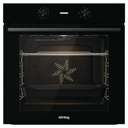 Электрический встраиваемый духовой шкаф Korting OKB 2820 EN черный ( объем - 77 л. t -275°)